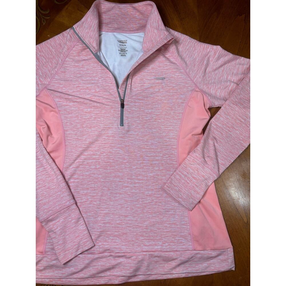 Copper fit M half zip pullover pink